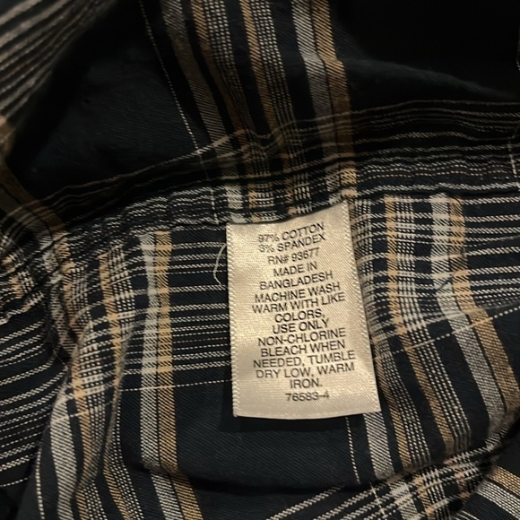 Mens Mutual Weave 3XLT button down shirt - Picture 3 of 4